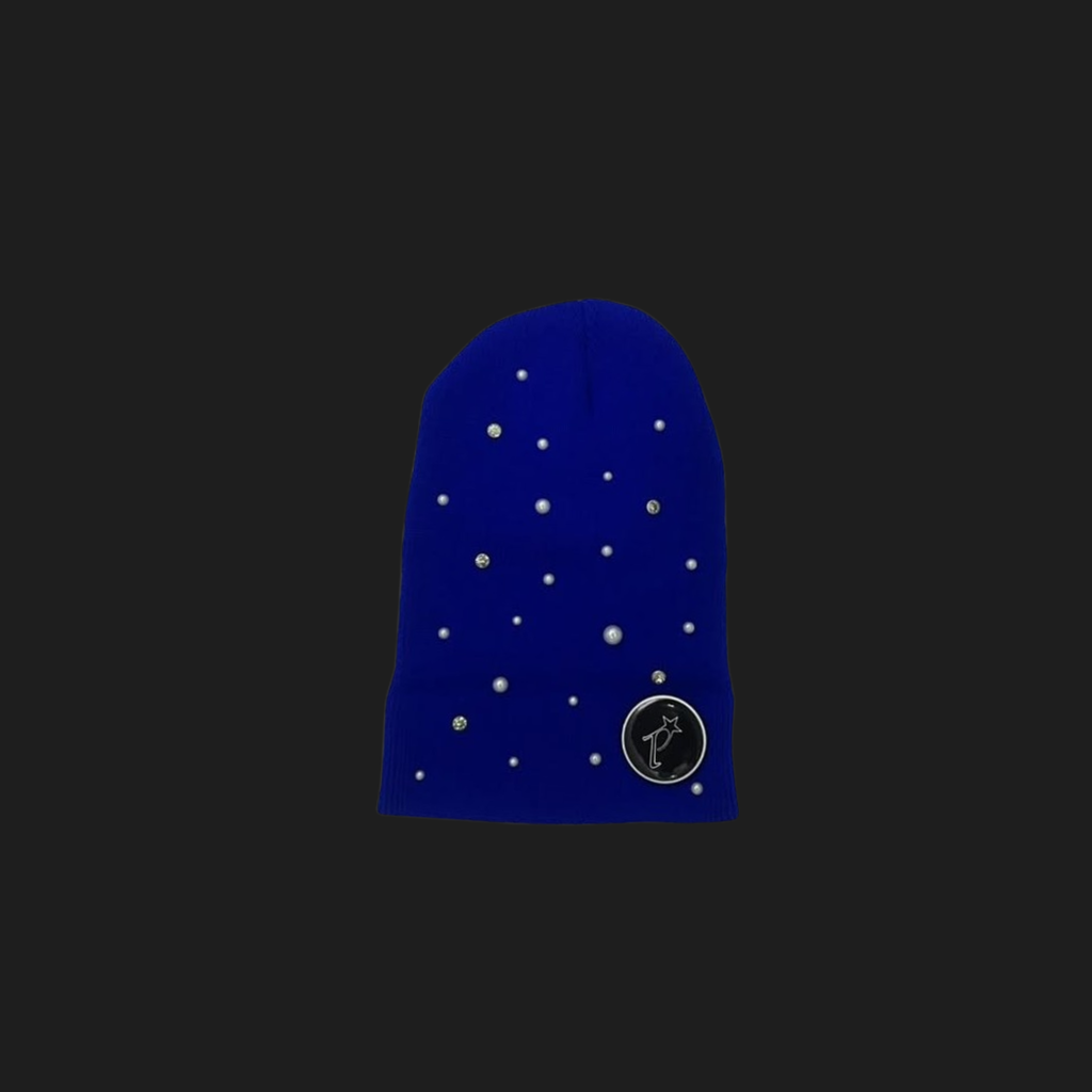 PEARL BEANIE [BLUE]