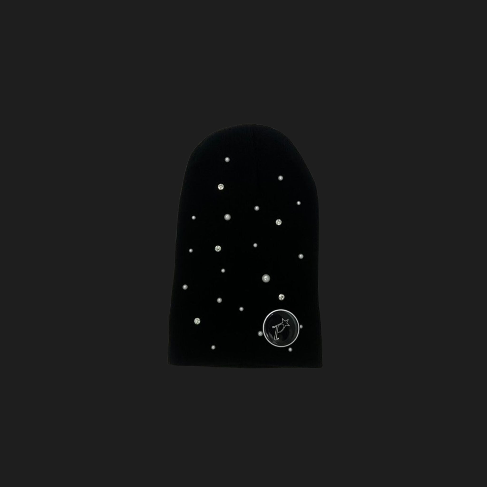 PEARL BEANIE [BLACK]