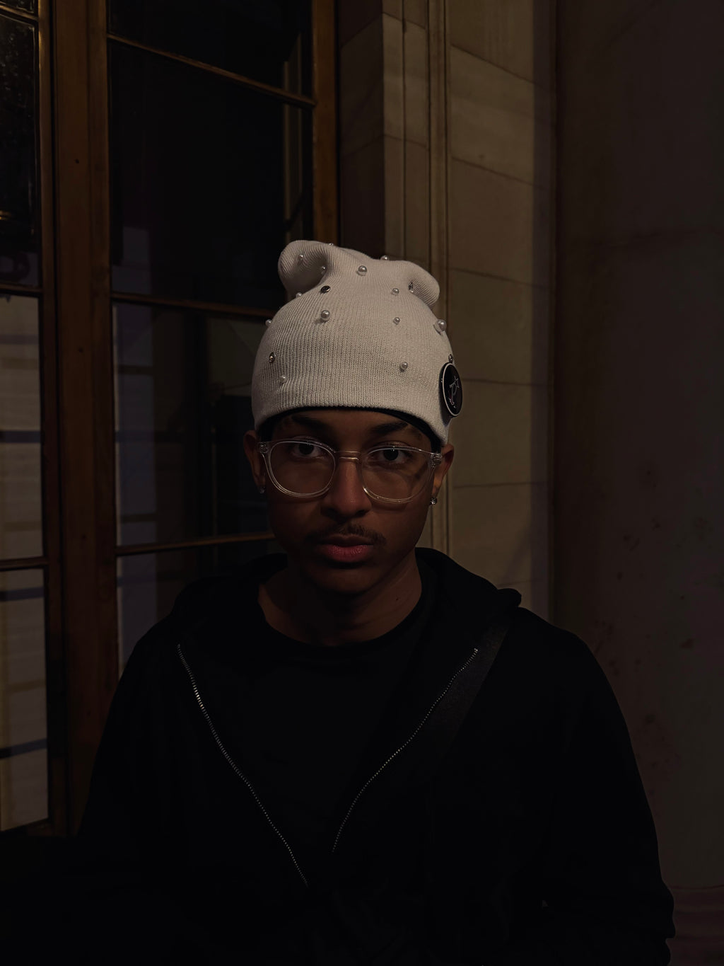 PEARL BEANIE [WHITE]