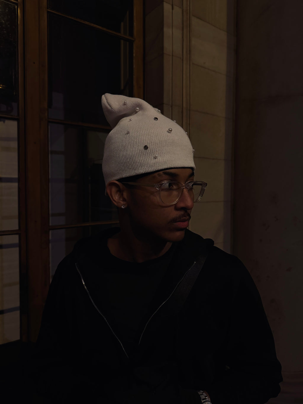 PEARL BEANIE [WHITE]