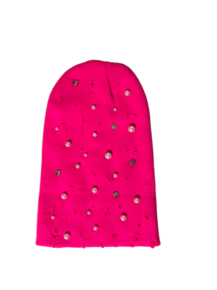 PEARL BEANIE [PINK]